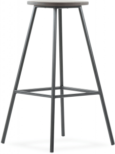 Кресло барное Barneo N-314 шпон