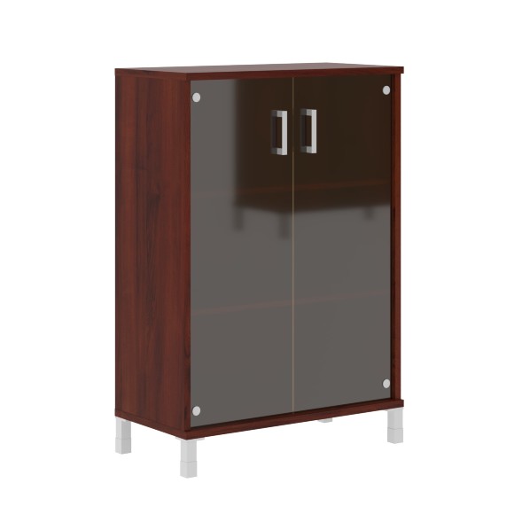 Шкаф средний со стеклянными дверьми B 420.8 900х450х1286 BORN