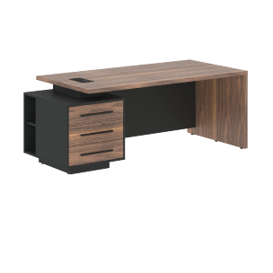 Стол руководителя с тумбой VRCT 2090(L) 2000х900х750 VE