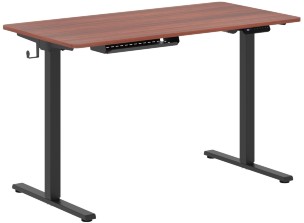 Стол письменный AT-002 Дуб Темный/Черный 1200х600х730/1210 XTEN-UP