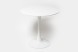 Стол Barneo T-3 Tulip style, MDF, H-75cm - круг диаметр 80см, RAL9003 белый, каркас RAL9003 белый