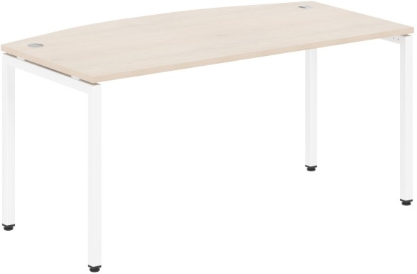 Стол руководителя XSET 169 Бук Тиара/Белый 1600х867х750 XTEN-S