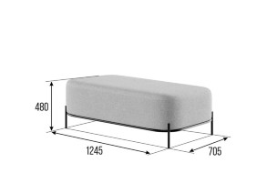 Jive Диван двухместный без спинки JVE-4 1250*720*480