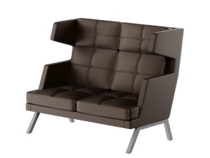 Aldo Диван двухместный высокий с декором из пуговиц ALDB-02 1430*960*1180