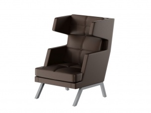 Алдо Кресло высокое с декором из пуговиц ALDB-01 790*960*1180