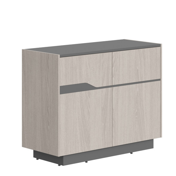 Тумба СФ-572101 Дуб светлый/Белый премиум 1030х430х814 LINE