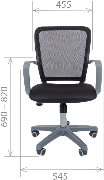 Компьютерное кресло CHAIRMAN 698 grey