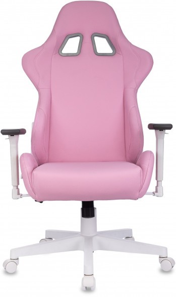 Кресло игровое Zombie Neo белый эко.кожа крестов. пластик пластик белый