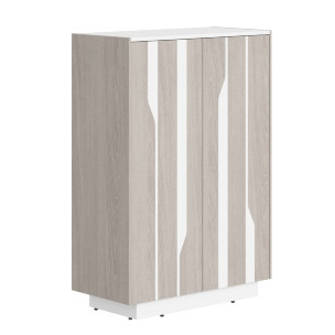 Шкаф СФ-574202 Дуб светлый/Белый премиум 900х430х1305 LINE