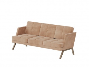 Алдо Диван трёхместный с декором из пуговиц ALDB-03L 2010*875*890