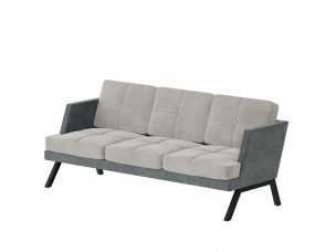 Алдо Диван трёхместный с декором из пуговиц ALDB-03L 2010*875*890