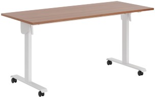 Стол складной CST 1565 Орех Французский/Белый 1550х650х750 IMAGO MOBILE LITE