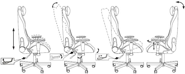 Кресло игровое Knight EXPLORE