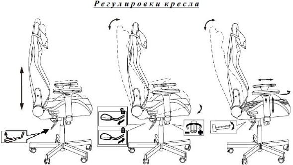 Кресло игровое Knight Gladiator 