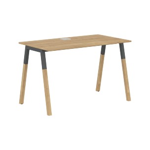 Стол FST 1167 Белый премиум/Белый-Бук 1180х670х733 FORTA