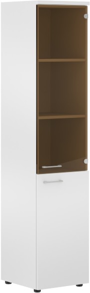 Шкаф колонка комбинированая (R) с топом XHC 42.2(R) Белый 432х432х1955 XTEN