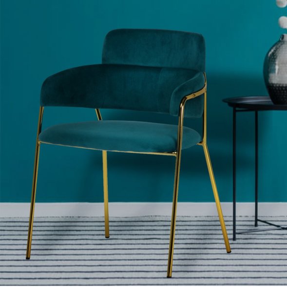 Стул Napoli бирюзовый