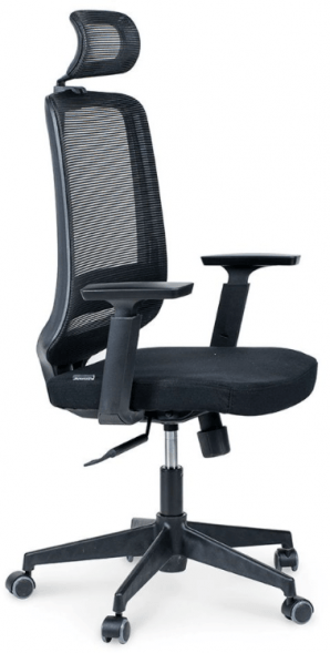 Кресло офисное ЛОНДОН ОФИС чёрный пластик