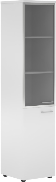 Шкаф колонка комбинированая (L) с топом XHC 42.7(L) Белый 432х432х1955 XTEN