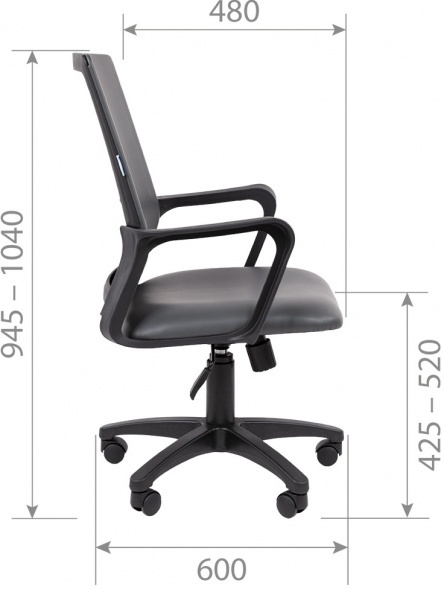 Компьютерное кресло  CHAIRMAN 606 ЭКО