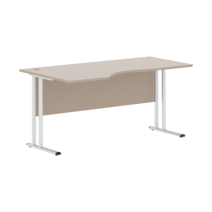 Стол эргономичный СА-1M(L) Клен*/серебро 1600х900х755 IMAGO-M