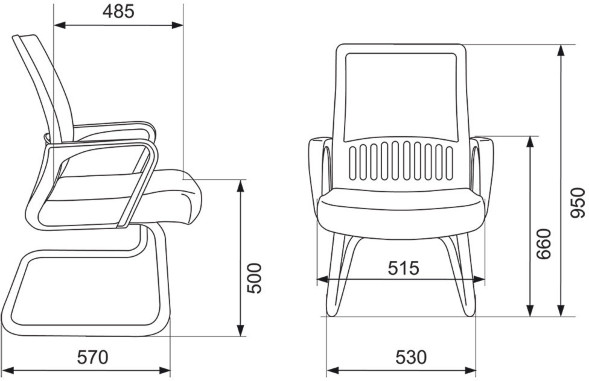 Кресло Бюрократ MC-209V