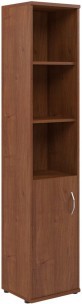 Шкаф колонка с глухой малой дверью СУ-1.1(L) Орех Французcкий 406*365*1975