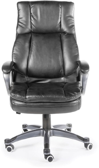 Кресло руководителя Мэдисон чёрная экокожа