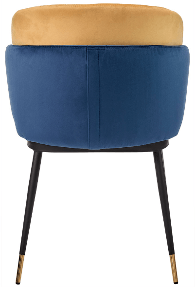 Стул Peki синий, горчичный