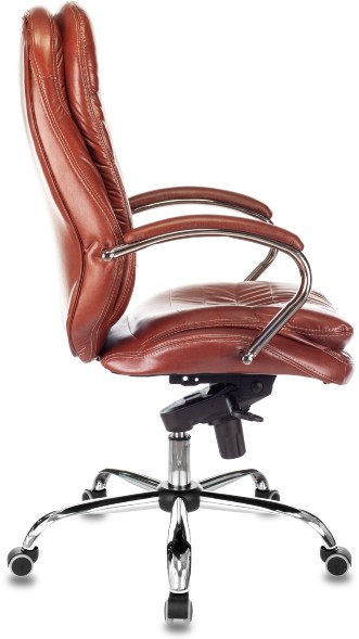 Кресло руководителя Бюрократ T-9950/BLACK/КОЖА