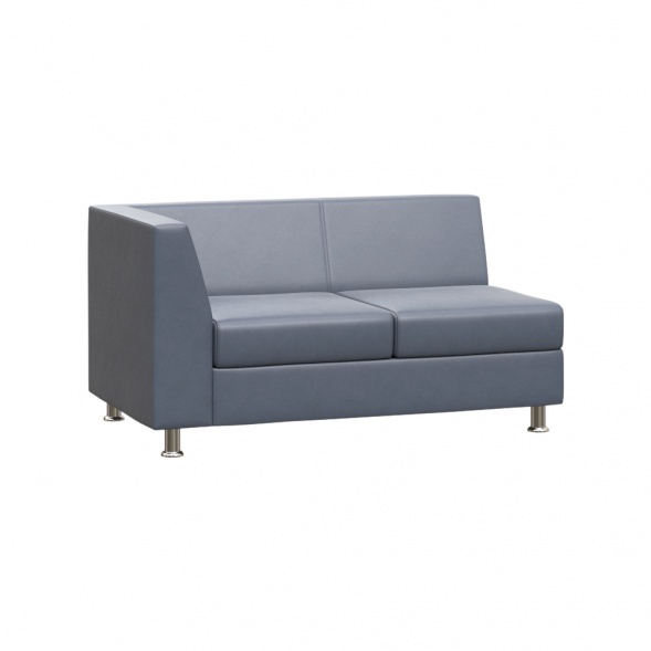 Прайм Секция с подлокотником двухместная правая PR.SP-2 (R) 1300*770*720