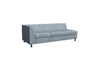 Prime Секция с подлокотником трехместная правая PR.SP-3 (R) 1850*770*720