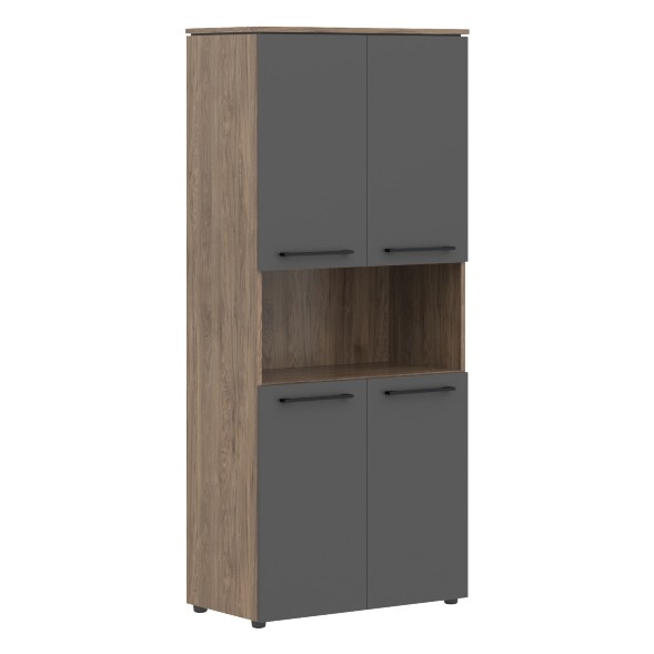 Шкаф с 2-мя комплектами глухих малых дверей MHC 85.4 854х423х1956 MORRIS