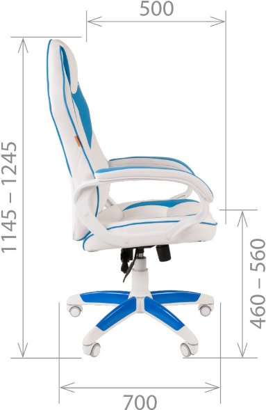 Геймерское кресло CHAIRMAN GAME 16 WHITE