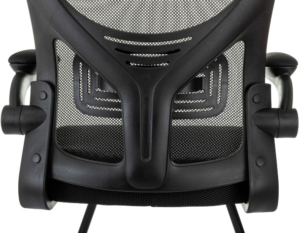 Кресло Бюрократ MC-109 черный TW-01 TW-11 сетка/ткань полозья металл черный