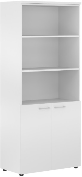 Шкаф с 1 комплектом глухих малых дверей и топом XHC 85.5 Белый 856х432х1955 XTEN