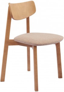 Комплект стульев DAIVA Вега, Дуб натуральный/Карамель 2 шт.