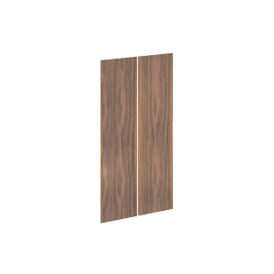 Дверь средняя (2шт) VRMD 40-2 Американский орех 790х19х1470 VELION VENEER