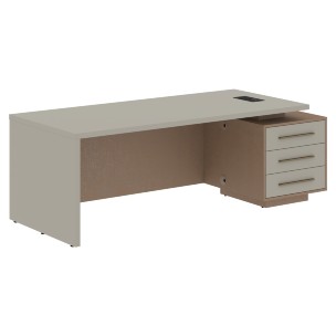 Стол руководителя с тумбой VCT 2290(R) 2200х900х750 VELION